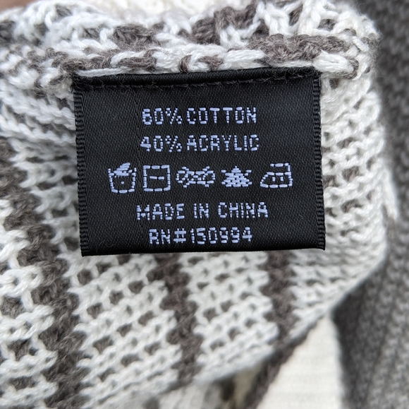 Belldini Black Label Plus Size Striped Button Front Cardigan Sweater Sz.… - Picture 8 of 9